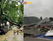 Tempestade deixa rastro de destruição na Argentina