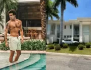 Conheça mansão famosa de Luan Santana com piscina-