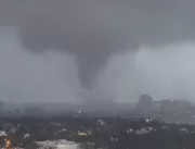 Residentes gravam passagem de tornado na Flórida