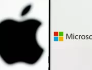 Microsoft fecha com valor de mercado maior que App
