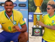 Dobradinha brasileira: Rodrigo e Adriele faturam p