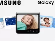 Samsung Galaxy Z Flip5 com desconto de 46%