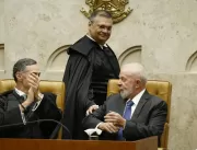 Flávio Dino toma posse como ministro do STF ao lad