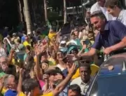 Tarcísio acompanha Bolsonaro em ato e é criticado 