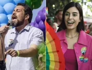 Boulos e Tabata vão à Parada LGBT+ e criticam Nune