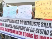 Penitenciária de Salvador: Monitores fazem protest