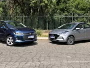 Chevrolet Onix Plus Premier e Hyundai HB20S Platin