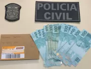 Polícia apreende R$ 1,3 mil em cédulas falsas em S