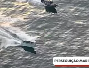 Vídeo: marinha mexicana faz perseguição de lancha 