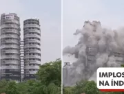 VÍDEO: Duas torres gêmeas ilegais são implodidas n