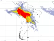 Fumaça de queimadas da Amazônia e da Bolívia chega