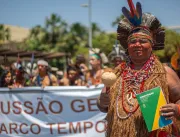 9 Povos Tupinambá e Pataxó marcharam nesta quarta-feira (16)