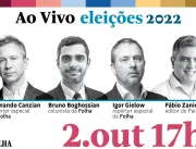 TV Folha tem programação especial ao vivo sobre eleições no domingo (2)