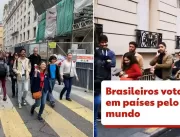 Brasileiros no exterior enfrentam longas filas par