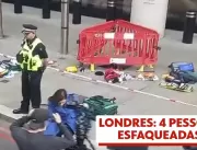 Homem esfaqueia quatro pessoas no centro de Londre