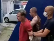 Homem é preso após esmurrar portões de unidade de 