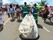 Mais de 80 toneladas de lixo são recolhidos no Rio