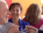 Campanha nacional de vacinação: Lula é vacinado po
