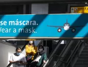 Uso de máscara em avião e aeroporto deixa de ser o