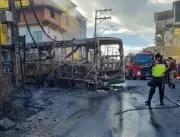 Ônibus é incendiado na Sussuarana, em Salvador, de