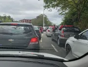 Jogo do Vitória deixa trânsito bastante congestion