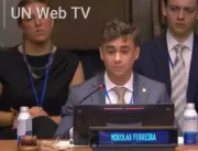 Em discurso na ONU, Nikolas Ferreira chama Lula de