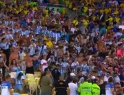 Pancadaria entre torcedores de Brasil e Argentina 