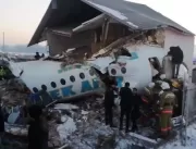 Queda de avião no Cazaquistão deixa mortos e ferid