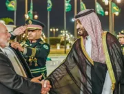 Em Riad, Lula se reúne com príncipe herdeiro da Ar