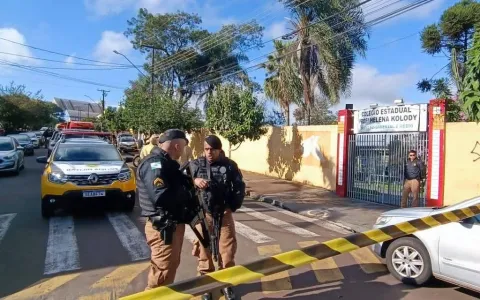 Escola que sofreu ataque a tiros no Paraná escolhe modelo cívico-militar