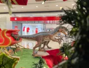 Últimos dias do Bosque de Natal T-Rex Park do Shop