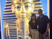 Ana Bittar visita exposição Tutankamon, a experiên