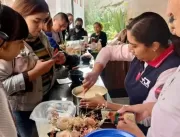 jovens recebem capacitação em workshop de culinári