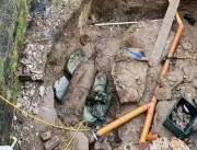 Bomba da Segunda Guerra Mundial é encontrada enterrada em quintal de casa