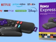 Transforme sua TV em Smart: Roku Express com desco