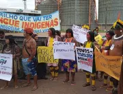 Povos indígenas protestam em Santarém contra const