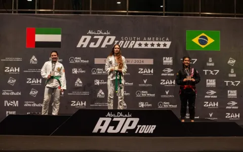 Adolescente de Santa Catarina é bicampeã sul-americana de jiu-jitsu no Abu Dhabi AJP Tour South America