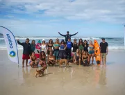 Treinamento de tow-in do Prêmio Brasileiro Ocyan de Ondas Grandes movimenta a praia da Barra da Tijuca e reúne várias gerações do surf