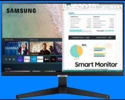 desconto de 48% no monitor smart da Samsung
