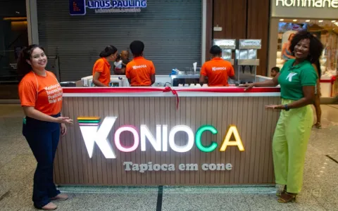 Konioca, a famosa tapioca de cone, desembarca na B