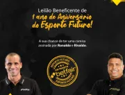Leilão de camisas autografadas de Rivaldo e Ronaldo destinará renda para projeto Esporte Futuro
