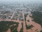 Porto Alegre tem risco de inundação severa, ventos