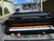 Após 5 dias, piano que foi roubado e abandonado na