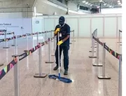 Limpeza profissional de aeroportos é reforçada dur