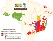 BSCA atualiza mapa das origens produtoras de café 