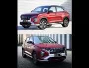 Novas imagens antecipam facelift do Hyundai Creta 