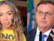Anitta rebate Bolsonaro após comentário debochado 