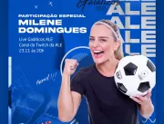 Milene Domingues comenta partidas de Fifa 22 dos “