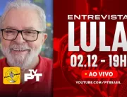 Lula dá entrevista ao Podpah nesta quinta-feira (2