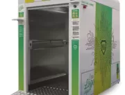 Startup cria cabine de desinfecção de embalagens c